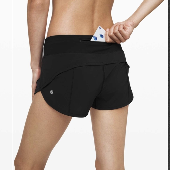 Lululemon Speed Up Short size 4 in black - Picture 3 of 7